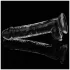 Lovetoy Flawless Clear - dildo z przyssawką - 19 cm (przezroczysty)