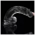 Lovetoy Flawless Clear - dildo z przyssawką - 19 cm (przezroczysty)
