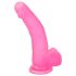 Lovetoy Jelly Studs - dildo z przyssawką 20 cm (różowe)