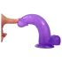 Lovetoy - dildo z przyssawką - 20 cm - fioletowy
