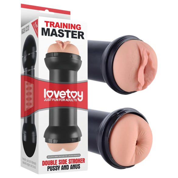 Lovetoy - masturbator waginalny i analny (naturalny)