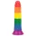 Lovetoy Prider - realistyczny dildo - 19 cm - tęczowy
