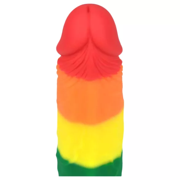 Lovetoy Prider - realistyczny dildo - 19 cm - tęczowy