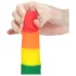 Lovetoy Prider - realistyczny dildo - 19 cm - tęczowy