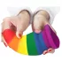 Lovetoy Prider - korek analny - duży - silikonowy - tęczowy - 15 cm