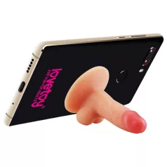   Lovetoy - uchwyt na telefon z przyssawką - minidildo - kolor cielisty