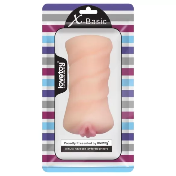 Lovetoy X-Basic - sztuczna pochwa masturbator (kolor cielisty)
