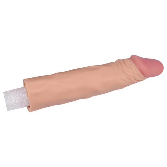 Lovetoy Pleasure X-tender - nakładka na penisa - 19 cm - cielisty