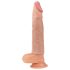 Lovetoy Pleasure X-tender - nakładka na penisa - 19 cm - cielisty