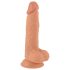 Mr. Rude - dildo przyssawką realistyczny - 19cm - kolor cielisty