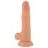 Mr. Rude - dildo przyssawką realistyczny - 19cm - kolor cielisty