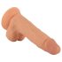 Mr. Rude - dildo przyssawką realistyczny - 19cm - kolor cielisty