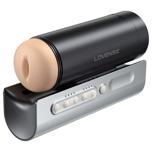 LOVENSE Solace Pro - inteligentny czarny masturbator z ruchem w górę i w dół