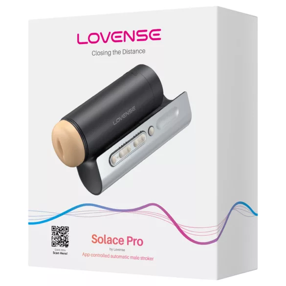 Lovense Solace Pro - masturbator sterowany aplikacją dla mężczyzn (czarny)