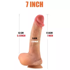 FeelSkin - dildo realistyczne - naturalny - 17,8 cm