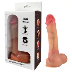   FeelSkin - ultrarealistyczny dildo z jądrami - naturalny (21 cm)