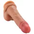 FeelSkin - ultrarealistyczny dildo z jądrami - naturalny (18,5 cm)