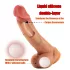 FeelSkin - ultrarealistyczny dildo z jądrami - naturalny (18,5 cm)