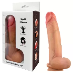   FeelSkin - ultrarealistyczny dildo z jądrami (naturalny, 22 cm)