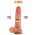 FeelSkin - ultrarealistyczny dildo z jądrami (naturalny, 12,5 cm)