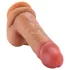 FeelSkin - ultrarealistyczny dildo z jądrami (naturalny, 12,5 cm)