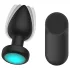 Passion Play - wibrujący analny plug z diodami LED - rozmiar M