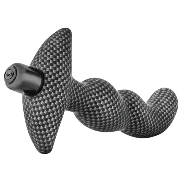 Blush Spark - wibrujący korek analny wodoodporny - czarny