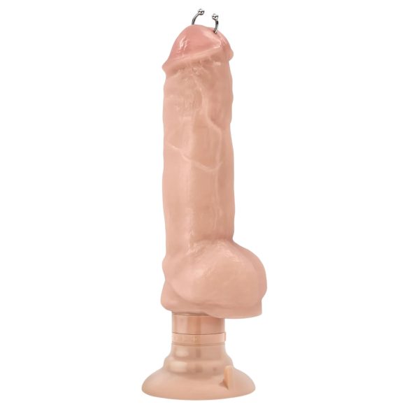 Blush Bad Boy - wibrator z piercingiem - 33 cm - naturalny