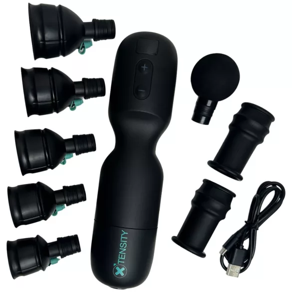 Xtensity 1 - masturbator męski - wibrujący, pulsujący, próżniowy - czarny