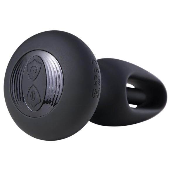 Honey Play Box Snuggy - wibrator analny z języczkiem - czarny