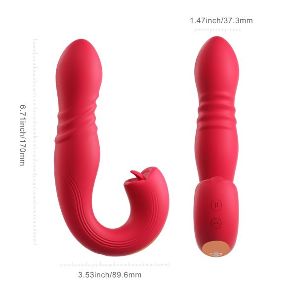 Honey Play Box Joi Thrust 2 - wibrator z funkcją ssania i ruchu