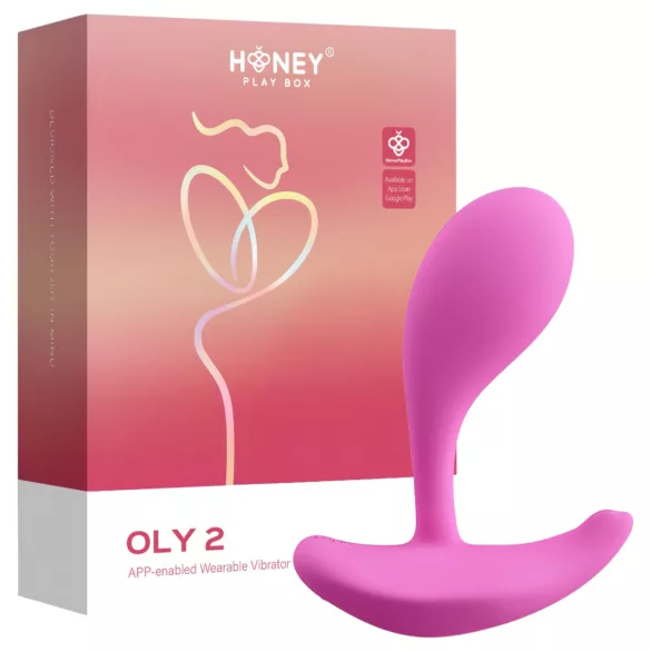 Honey Play Box Oly 2 - wibrator do stymulacji punktu G i łechtaczki sterowany aplikacją (różowy)