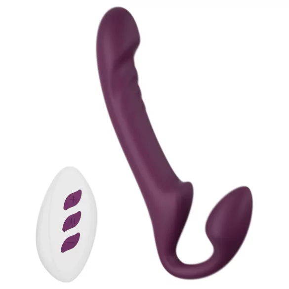 Honey Play Box Bliss - wibrator obrotowy z koralikami do uprzęży - fioletowy