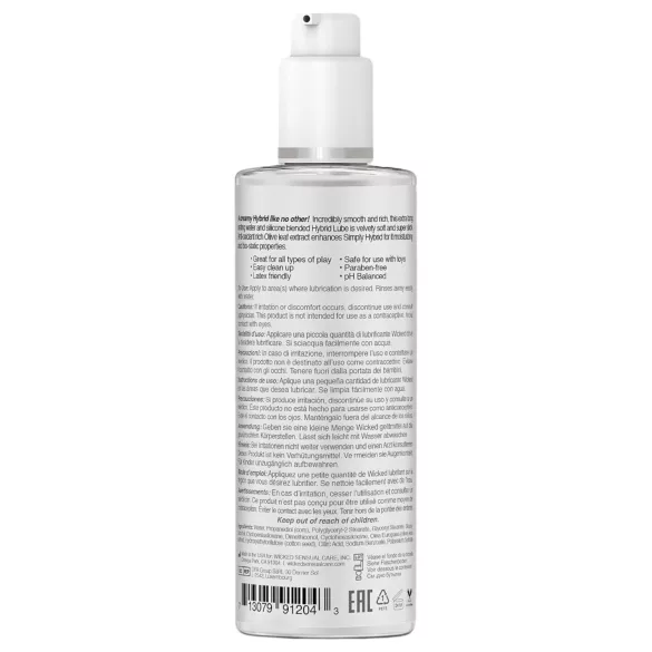Wicked Simply Hybrid - lubrykant hybrydowy - 120ml