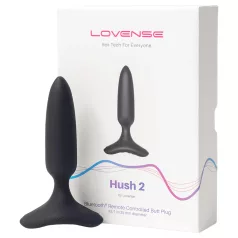   LOVENSE Hush 2 XS - mały wibrator analny z akumulatorem (25 mm) - czarny