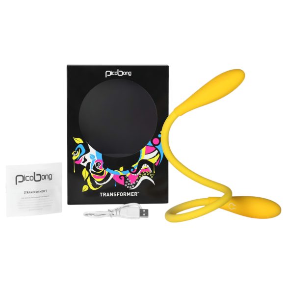 Picobong Transformer - wodoodporny unisex wibrator (żółty)