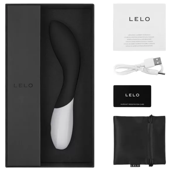 LELO Mona Wave - wibrator do punktu G - wodoodporny - czarny