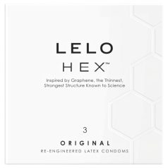 LELO Hex Original - prezerwatywy luksusowe - 3 sztuki