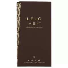   LELO Hex Respect XL - prezerwatywy powiększone - lateks - 12 sztuk