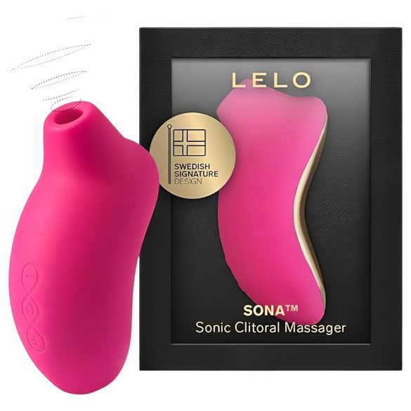LELO Sona - stymulator łechtaczki falami dźwiękowymi - czerwony