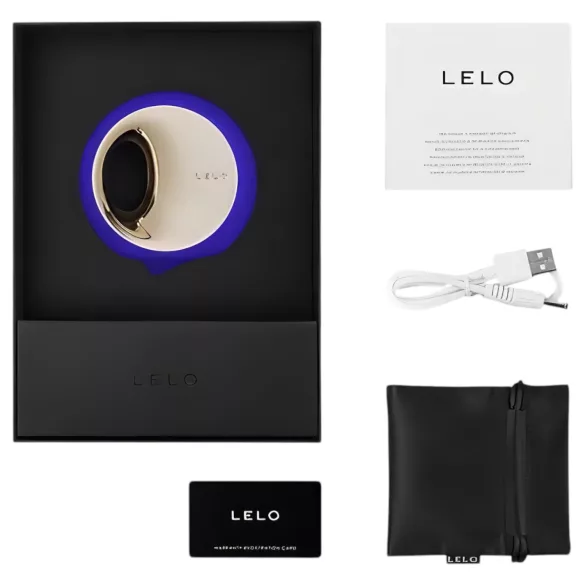 LELO Ora 3 - symulator seksu oralnego i wibrator łechtaczkowy (niebieski)