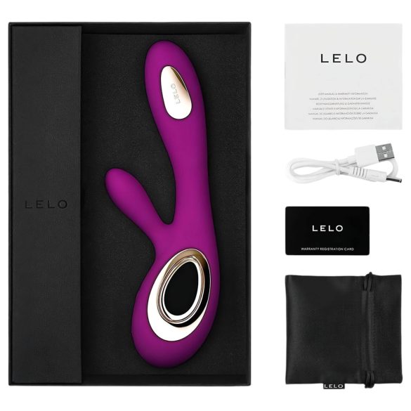 LELO Soraya Wave - wibrator z funkcją ruchu, stymulator łechtaczki, fioletowy