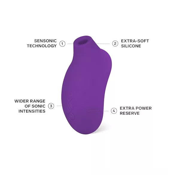 LELO Sona 2 Cruise - stymulator łechtaczki fale dźwiękowe - fioletowy