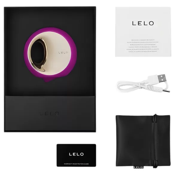 LELO Ora 3 - stymulator oralny i wibrator łechtaczki - fioletowy