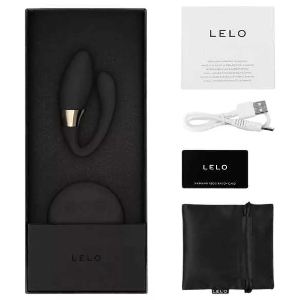 LELO Tiani Duo - wibrator dla par - silikonowy - czarny