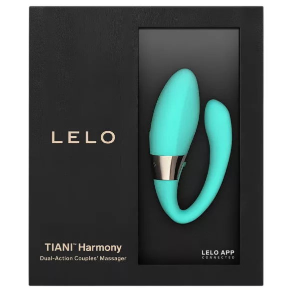 LELO Tiani Harmony - wibrator dla par - sterowanie aplikacją - turkusowy