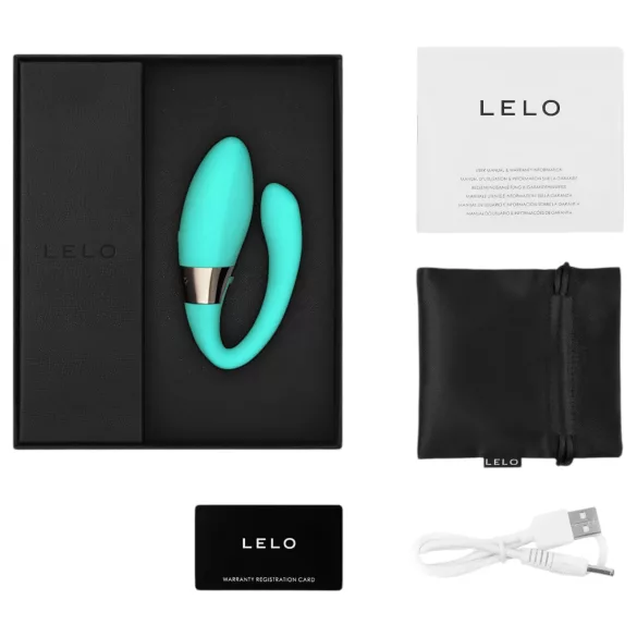 LELO Tiani Harmony - wibrator dla par - sterowanie aplikacją - turkusowy