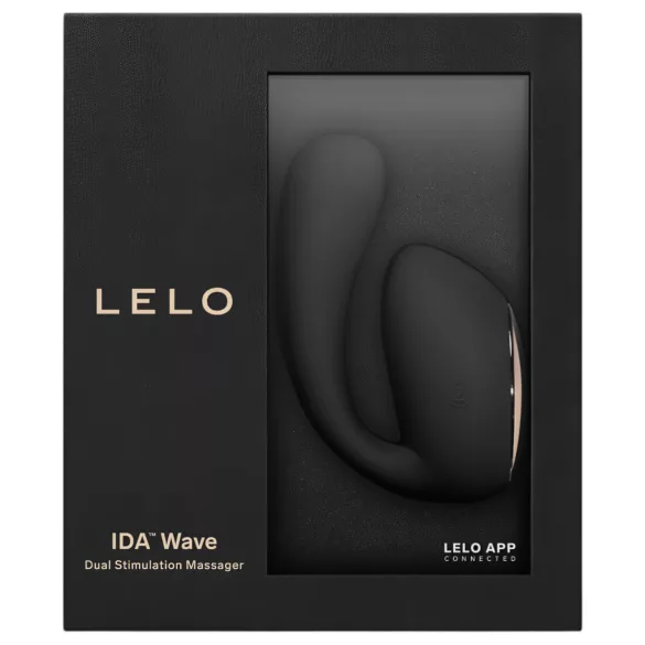 LELO Ida Wave - wibrująco-obrotowy wibrator sterowany aplikacją (czarny)