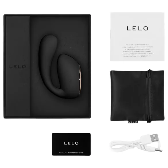 LELO Ida Wave - wibrująco-obrotowy wibrator sterowany aplikacją (czarny)