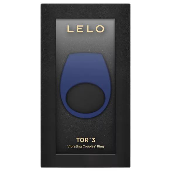 LELO Tor 3 - wibrujący pierścień na penisa sterowany aplikacją, dla mężczyzn (niebieski)